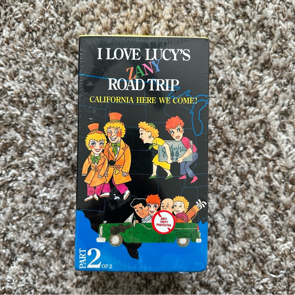 I Love Lucys Zany Road Trip California Here We Come! VHS Tape New In Box…